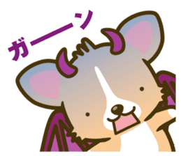 angel corgi & devil corgi sticker #2418115