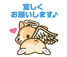 angel corgi & devil corgi sticker #2418128