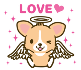 angel corgi & devil corgi sticker #2418130