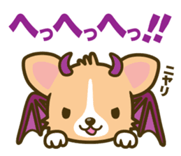 angel corgi & devil corgi sticker #2418132