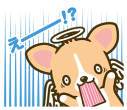 angel corgi & devil corgi sticker #2418133
