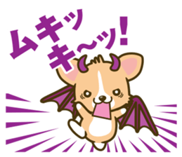 angel corgi & devil corgi sticker #2418134