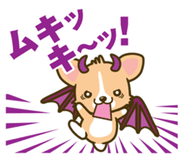 angel corgi & devil corgi sticker #2418134