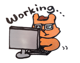 Office Lady KUMAKO's daily life sticker #2418261