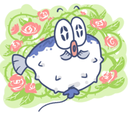 Cute Blowfish Life sticker #2418704