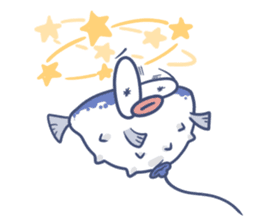 Cute Blowfish Life sticker #2418705