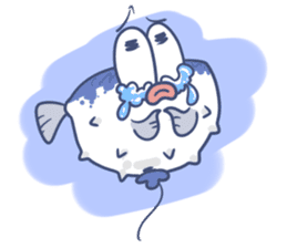 Cute Blowfish Life sticker #2418706