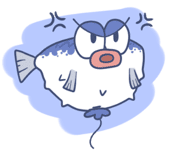 Cute Blowfish Life sticker #2418712