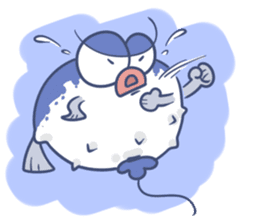 Cute Blowfish Life sticker #2418714