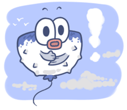 Cute Blowfish Life sticker #2418717
