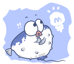 Cute Blowfish Life sticker #2418718