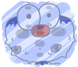 Cute Blowfish Life sticker #2418720