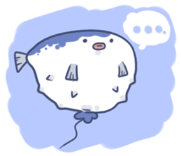 Cute Blowfish Life sticker #2418723
