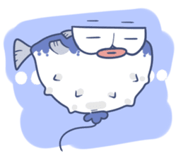 Cute Blowfish Life sticker #2418725