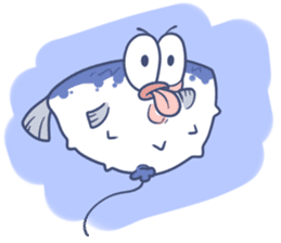 Cute Blowfish Life sticker #2418726