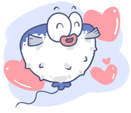 Cute Blowfish Life sticker #2418728