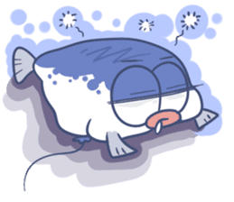 Cute Blowfish Life sticker #2418733