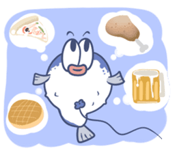 Cute Blowfish Life sticker #2418734