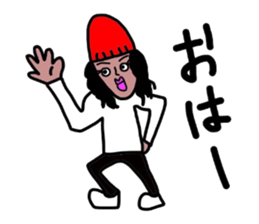 Her age is around 30 years old. sticker #2418816