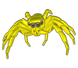 KUMONOSUKE of a golden spider sticker #2418936