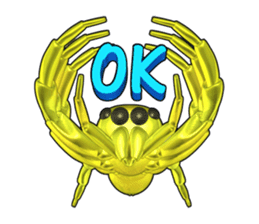 KUMONOSUKE of a golden spider sticker #2418937