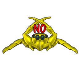 KUMONOSUKE of a golden spider sticker #2418938