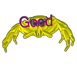 KUMONOSUKE of a golden spider sticker #2418939