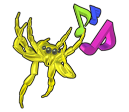 KUMONOSUKE of a golden spider sticker #2418951