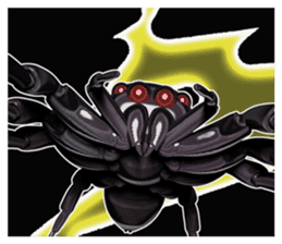 KUMONOSUKE of a golden spider sticker #2418952