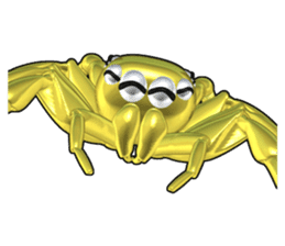KUMONOSUKE of a golden spider sticker #2418953