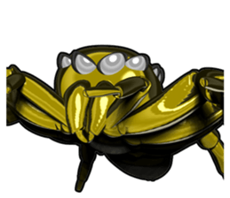 KUMONOSUKE of a golden spider sticker #2418960