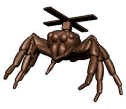 KUMONOSUKE of a golden spider sticker #2418973