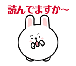 BBW rabbit sticker #2419048