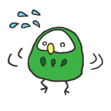 green owl sticker #2420501