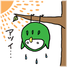 green owl sticker #2420521