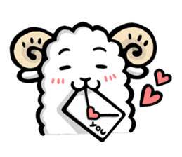 Light and Airy Sheep sticker #2420621