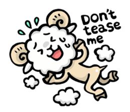 Light and Airy Sheep sticker #2420624