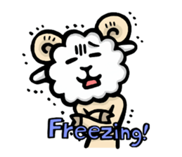 Light and Airy Sheep sticker #2420625