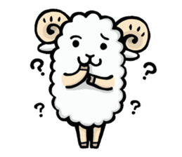 Light and Airy Sheep sticker #2420632