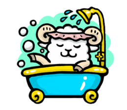 Light and Airy Sheep sticker #2420636