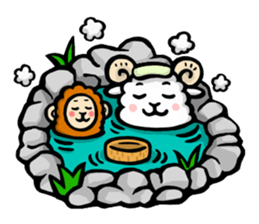 Light and Airy Sheep sticker #2420637