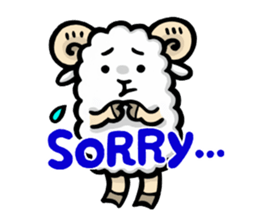 Light and Airy Sheep sticker #2420641