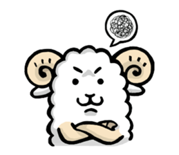 Light and Airy Sheep sticker #2420643
