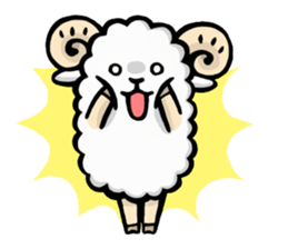 Light and Airy Sheep sticker #2420644
