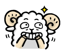 Light and Airy Sheep sticker #2420648