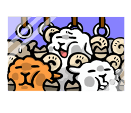 Light and Airy Sheep sticker #2420655