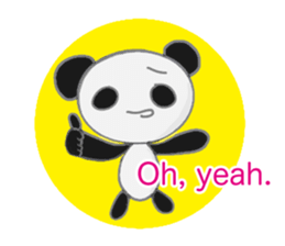 Panda and sometimes turtle.(English ver) sticker #2420737
