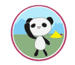 Panda and sometimes turtle.(English ver) sticker #2420741