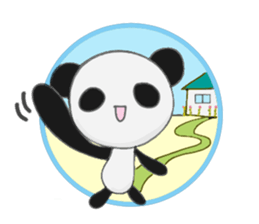 Panda and sometimes turtle.(English ver) sticker #2420744