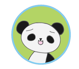 Panda and sometimes turtle.(English ver) sticker #2420746